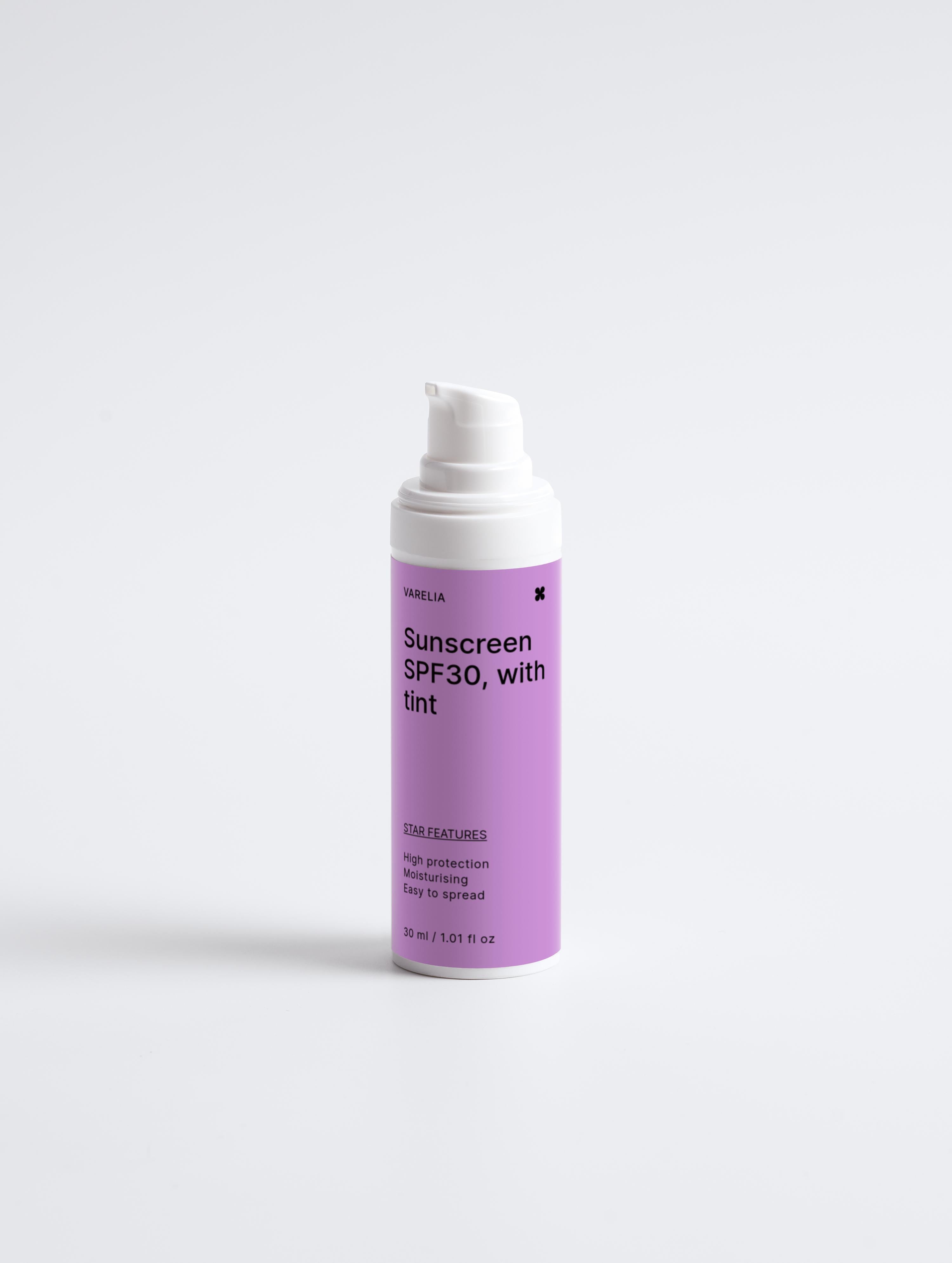 Sunscreen SPF30, with tint